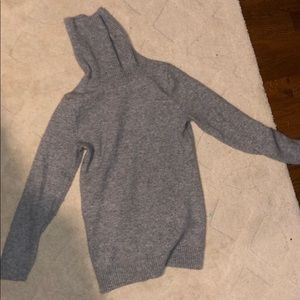 grey cashmere turtle neck